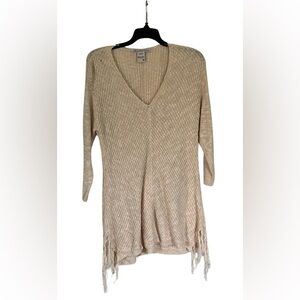 Medium Shimmering Beige Sweater